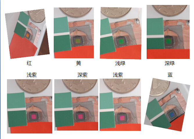The Reflective Single pixel of YuanseTech can display kinds of colors successfully